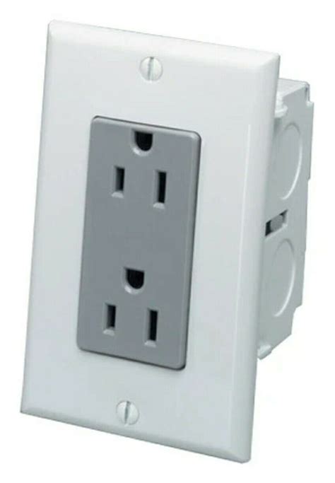 Leviton AC Power Module, Junction Box, 1 Duplex Receptacle